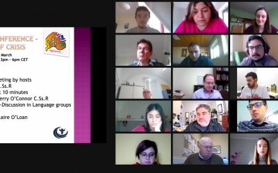 Online meeting of RYVM youth leaders from Europe under the banner of HOPE IN TIMES OF CRISIS